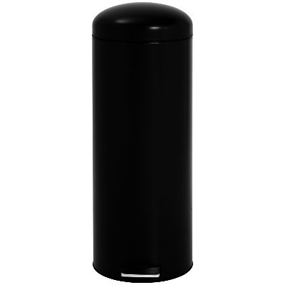 Brabantia Slimline Retro Pedal Bin, 20L Black Brabantia Slimline Retro Pedal Bin, 20L Black